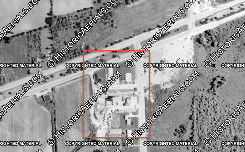 Belle Center Motel (De Swan Village Motor Inn) - 1964 Aerial